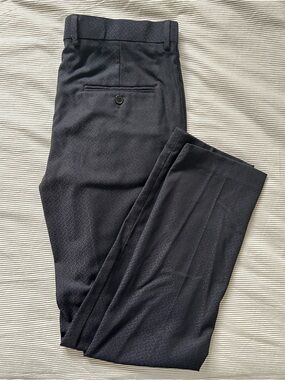 H&M Navy Slim Tapered Dress Pants